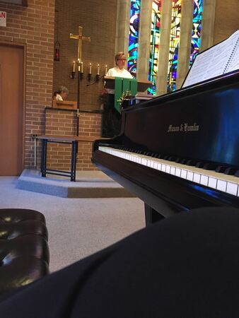 Playing Piano In Worship