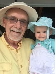 Grandpa B & Hope April 2016