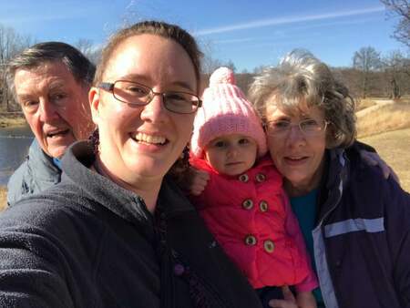 Mom And Dad At The Arboretum Feb 2017